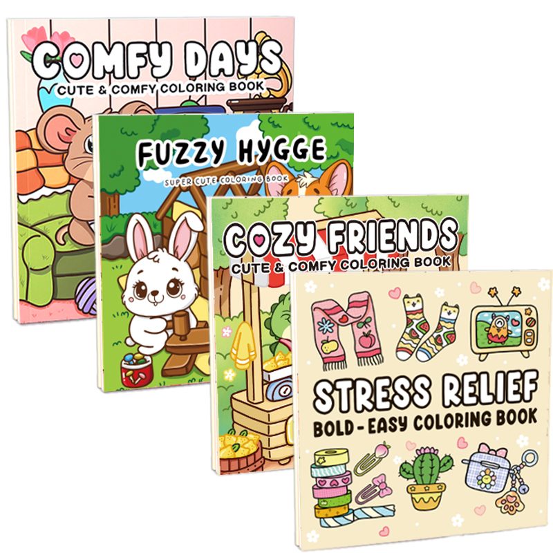 Cartoon patroon kinderen kleurboek