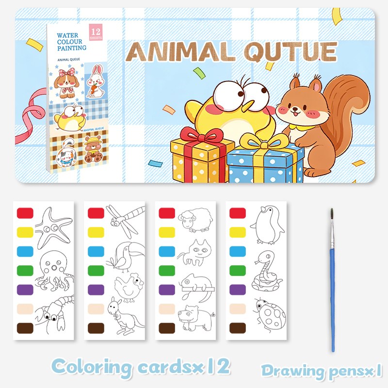 Aquarelboek voor de kleuterschool