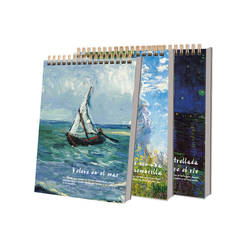 Monet schilderij omslag schetsboek