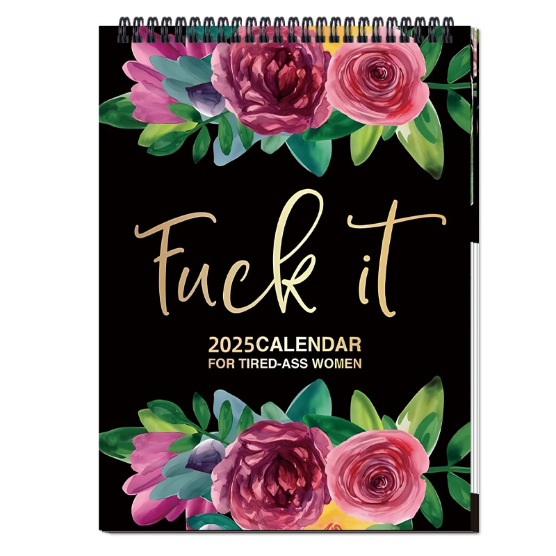 Afscheurbare kalender van dik papier